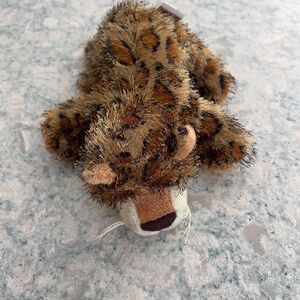 Ganz Webkinz  Fluffy Leopard approximately 8”